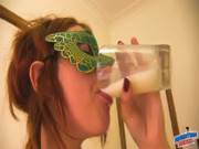 Redhead Teen Gag Deepthroat Drool Swallow Oh Yeah