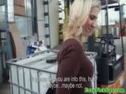 Real Pulled Blonde Being Pussy Slammed