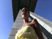 Big Tits Amateur Milf Gets Paid And Banged In Public