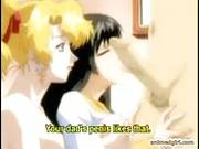   Two Adults Seduce Animated Student
