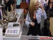 Two Sexy Big Boobs Lesbians Fucking With Pawn Keeper