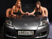 Teenage Cuties Washing A Car And Having Sex