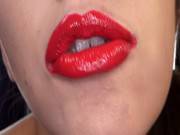 Asian Blue Lipstick And Red Lipstick