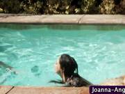 Tat Goth Hoe Fingered In The Pool