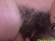 Amateur Bushy Aus Lesbos Lick The Hairy Pussy 