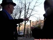 Real Dutch Hooker Sucking Cock For Cash
