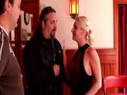 Nasty Blonde Hooker Sucks On Cock