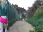 Sexy Assed Blonde Pov Teen