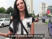 Tattooed Amateur Flashing In Bra In Public