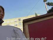 Real Amateur Euro Slut Paid For Fucking With Stranger