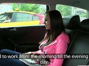 Sexy Amateur Black Haired Chick Fucked By Pervert Driver