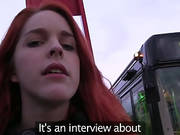 Redhead Chick Amarna Gets Banged Hard By Dude For A Lot Of Cash