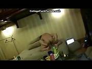 Hot College Girls Are Often Making Parties In Their Apartment And Having Sex With Random Guys
