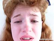 Red Haired Babe Needed To Earn Some Money, So She Let A Black Guy Fuck Her