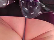 Voyeur Loves Upskirting In Public