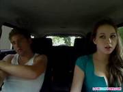 Sexy Amateur Babe Is Getting Banged In The Car And Sucking Dick Like A Slut