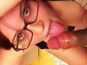 Face Fucking Slutty Girlfriends Mouth While Shes Handcuffed