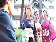 Asian Teens Enjoying Warm Stimulation