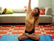 Blonde Fucking Her Yoga Trainer