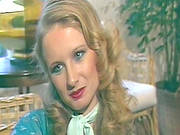 Retro Blonde Blowing Two Guys