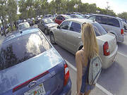 Hot Blonde Enjoys Rough Pov
