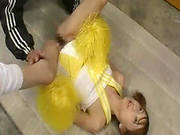 Japanese Cutie Covered In Jizz