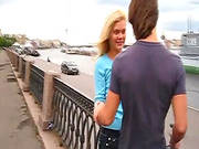 Russian Blonde Feeling It Well