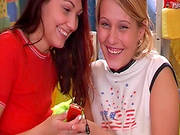 Sexy Teens Enjoying One Another