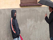 Teen Gets Picked Up And Fucked