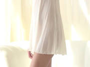 Brunette Have Luxury Big Glass Vibrator