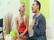 Young Blonde Creamed And Pleased