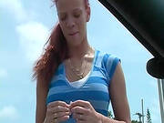 Sexy Redhead Likes To Swallow