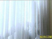 Gal Kneels, Gives Fellatio -30