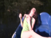 Moscow Girl Jerkingoff Off In The Boat -4