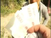 Beautiful Blonde Is Paid To Suck And Get Anal Reamed Outdoor