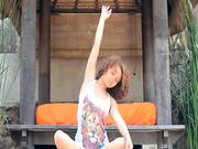 Caprices Wet Yoga With Pink Vibrator -8