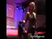 Big Tits Drunk Strippers Teasing On Stage And Squizing