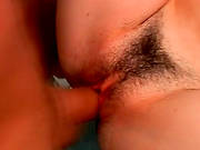 Naughty Nadia Blu Gives Blowjob And Gets Hairy Pussy Pounded In The Gym