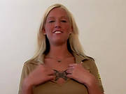 Sexy Blonde In Thong Gets Pussy Fucked Hardcore In Pov Porn