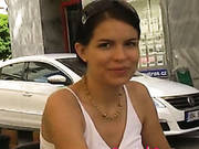 Pretty Czech Zuzinka In Basic Instinct Style