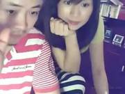 Self Shotchinese Couple Making Love