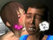 Busty 3d Hentai Nympho Fuck A Black Dude
