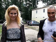 Next Door Blonde In Anal