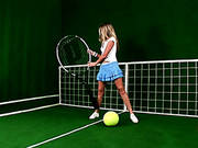 Ace With A Jumbo Racket