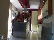Lana And Her Friend Have Fun In The Kitchen