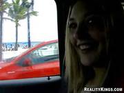 Cute Blonde Gets Picked Up By Josh