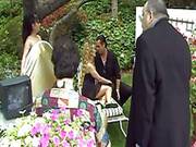 Blonde Milf Gets Her Pierced Twat Fingered Outdoor