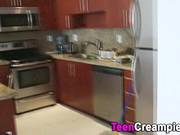 Creampie Loving Teen Gives Bj