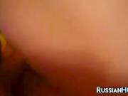 Russian Girlfriend Gets An Anal Creampie
