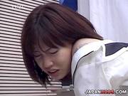Smoking Hot Asian Hairdresser Giving Head To A Lucky Customer